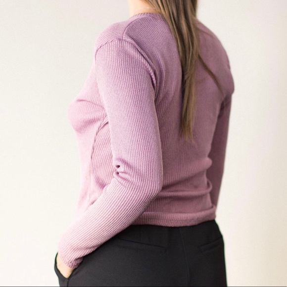 Pink Ribbed Shirt - Picture 3 of 3